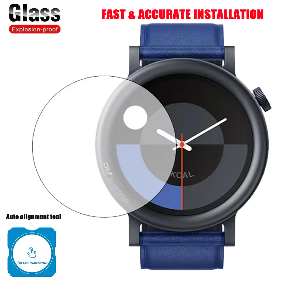 Glass Protector Auto - CMF Watch Pro 2 için Temperli