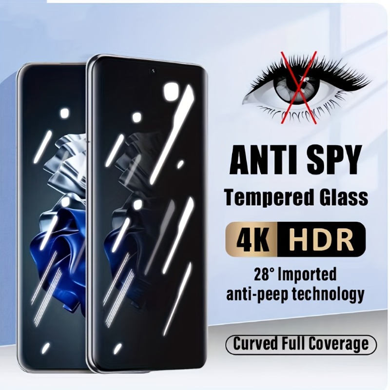 Huawei Nova 12 - 2 adet Anti-Spy Temperli Cam Huawei
