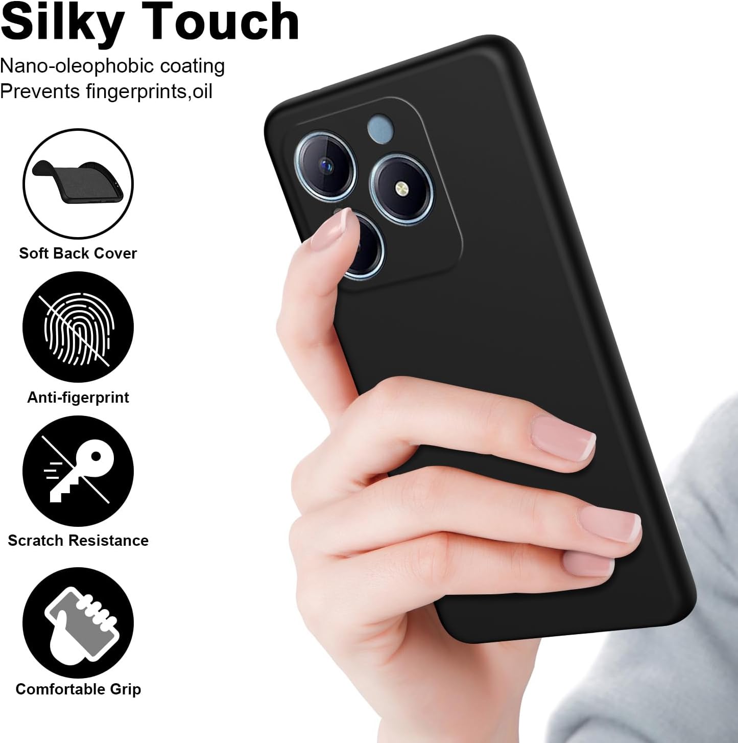 Esnek Sıvı silikon kılıf Realm - Realme Note 50 incelemesi ve fiyatı