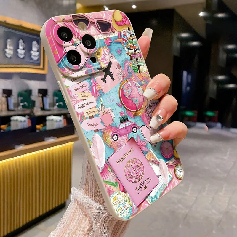 Seyahat Uçağı Baskılı Mat Darb - Apple Iphone 16 incelemesi ve fiyatı