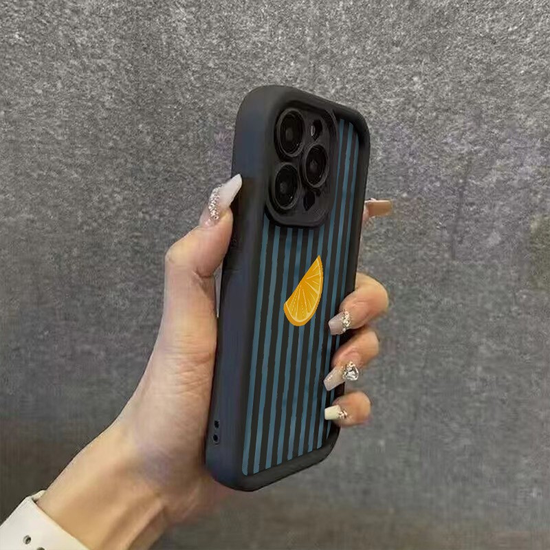 Çizgili Limon Dilimi Desenli T - Apple Iphone 16 incelemesi ve fiyatı
