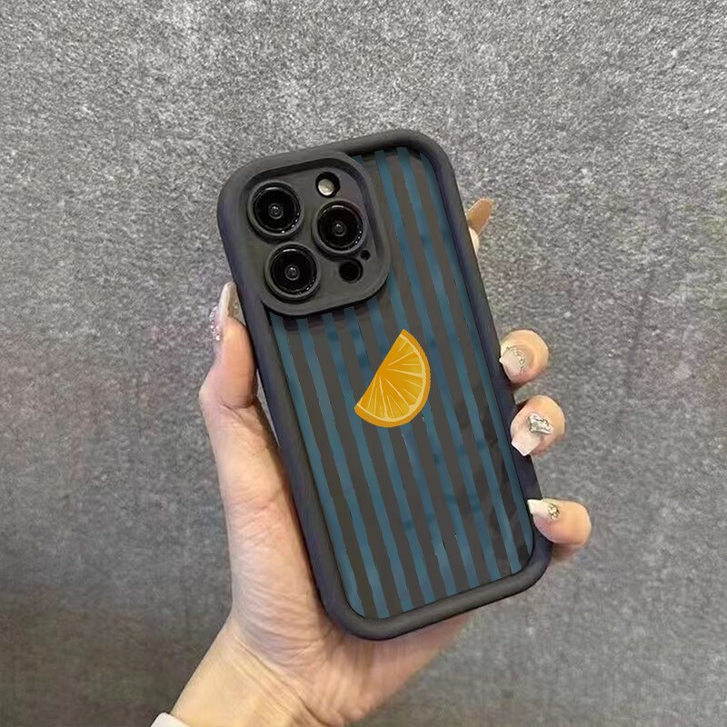 Çizgili Limon Dilimi Desenli T - Apple Iphone 16 incelemesi ve fiyatı
